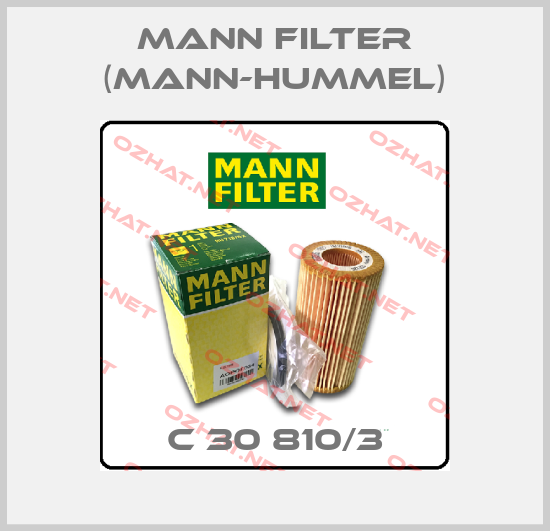 Art.No. 4580057994, Part No. C 30 810/3 Mann Filter (Mann-Hummel